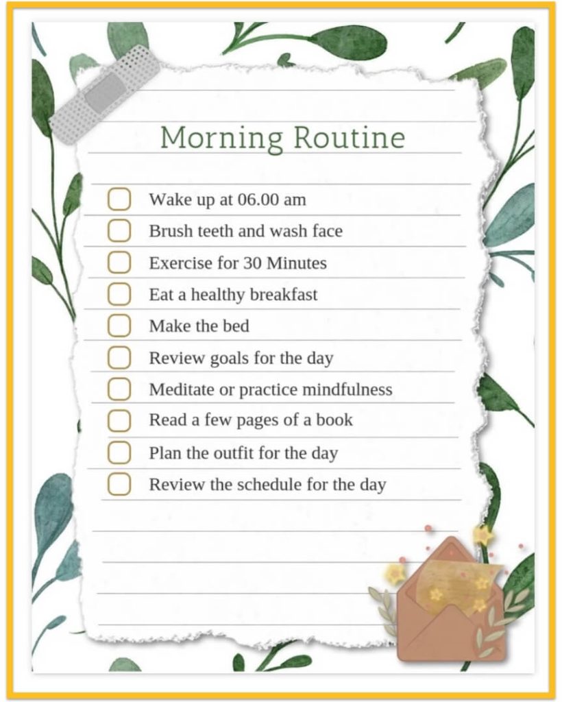 access to premium content e.g. - morning routine checklist