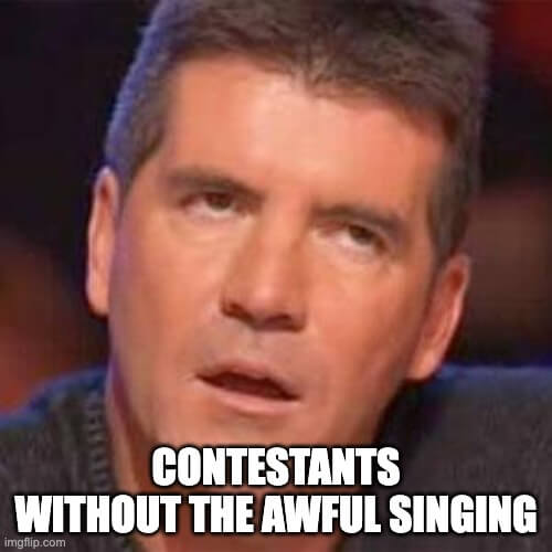 simon cowell meme - I love downloadable product