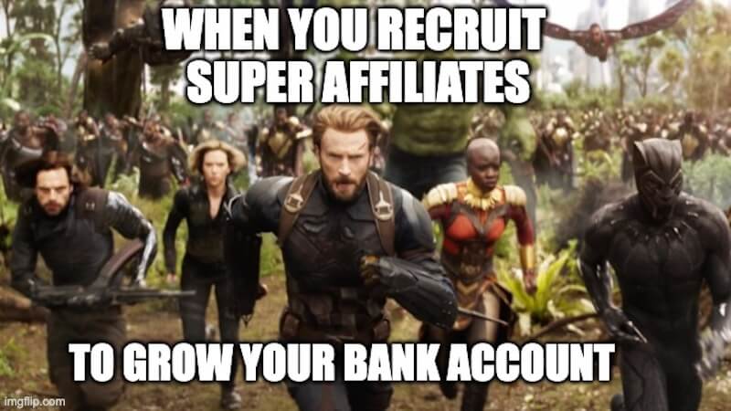 recruit affiliates avengers