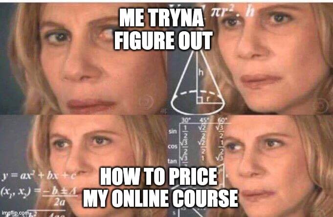 pricing online courses