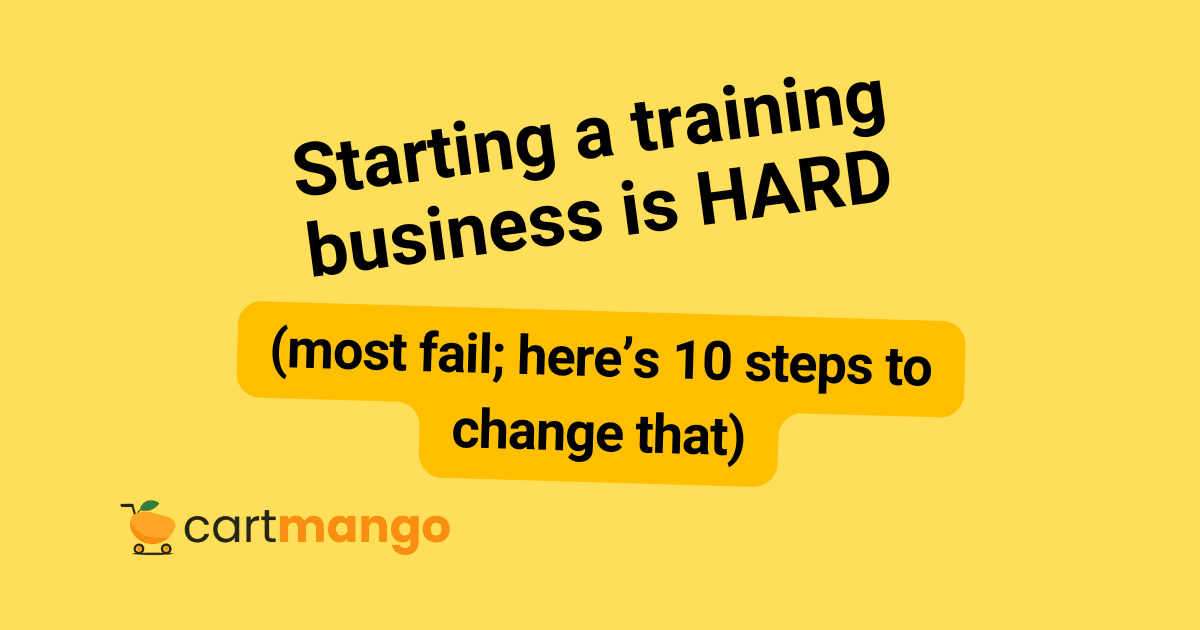 HOW TO START A TRAINING BUSINESS visual data 3