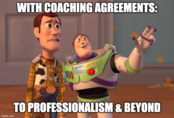 coaching agreement supersedes everything