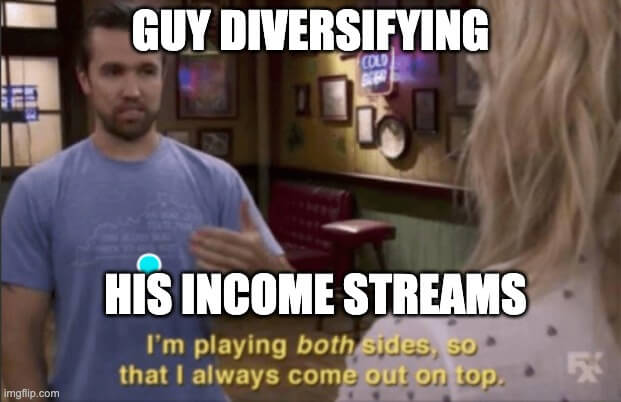 consistent income via multiple earning streams