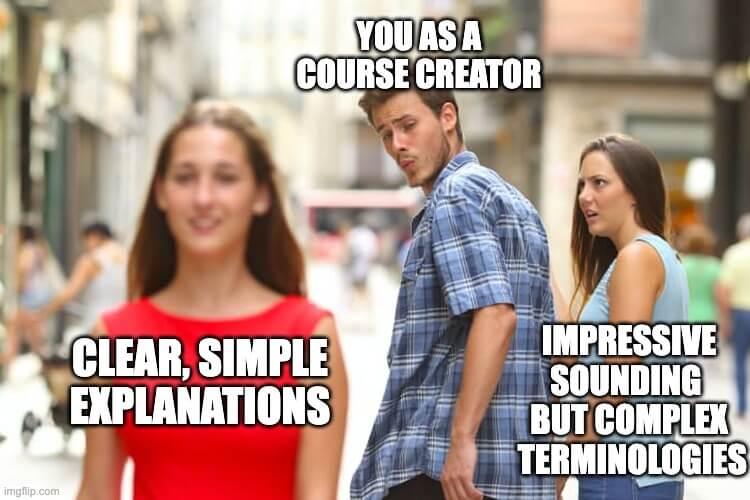 clear simple language wins
