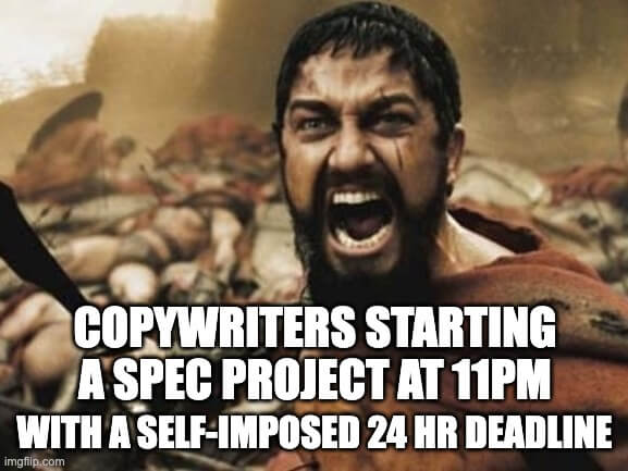 tight deadlines for copywriters