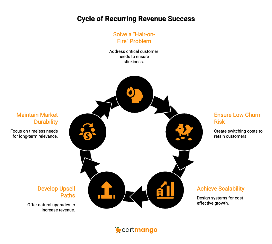 5 criteria of successful recurring revenue businesses