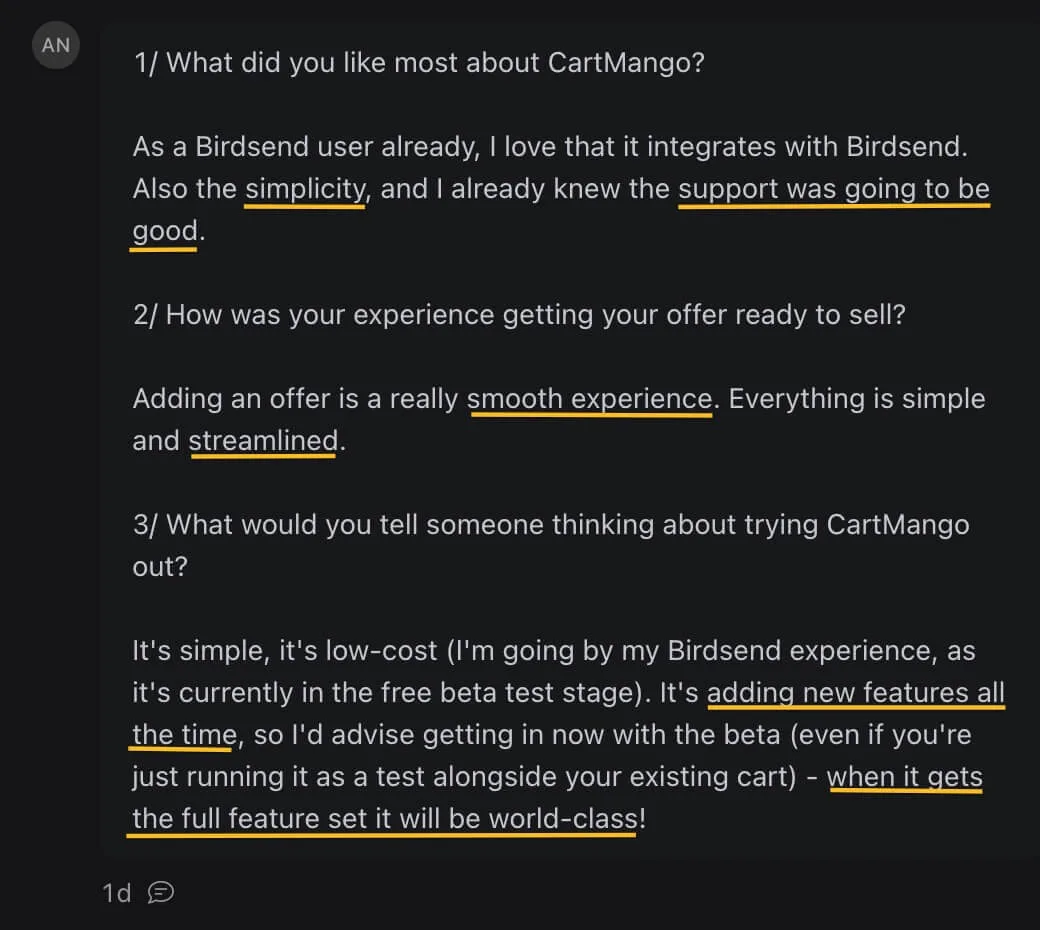 andrew smith cartmango testi