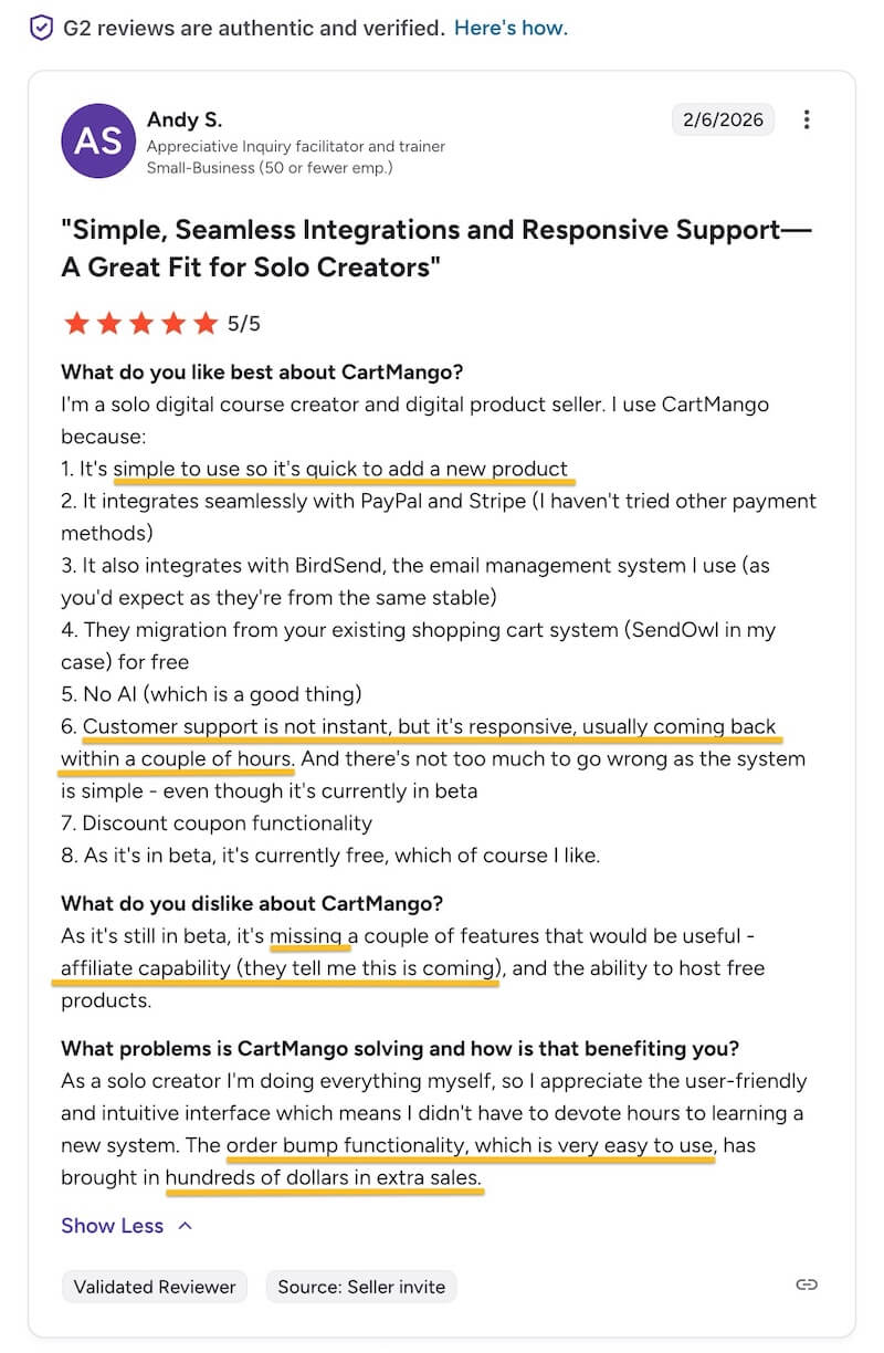 andy smith cartmango review